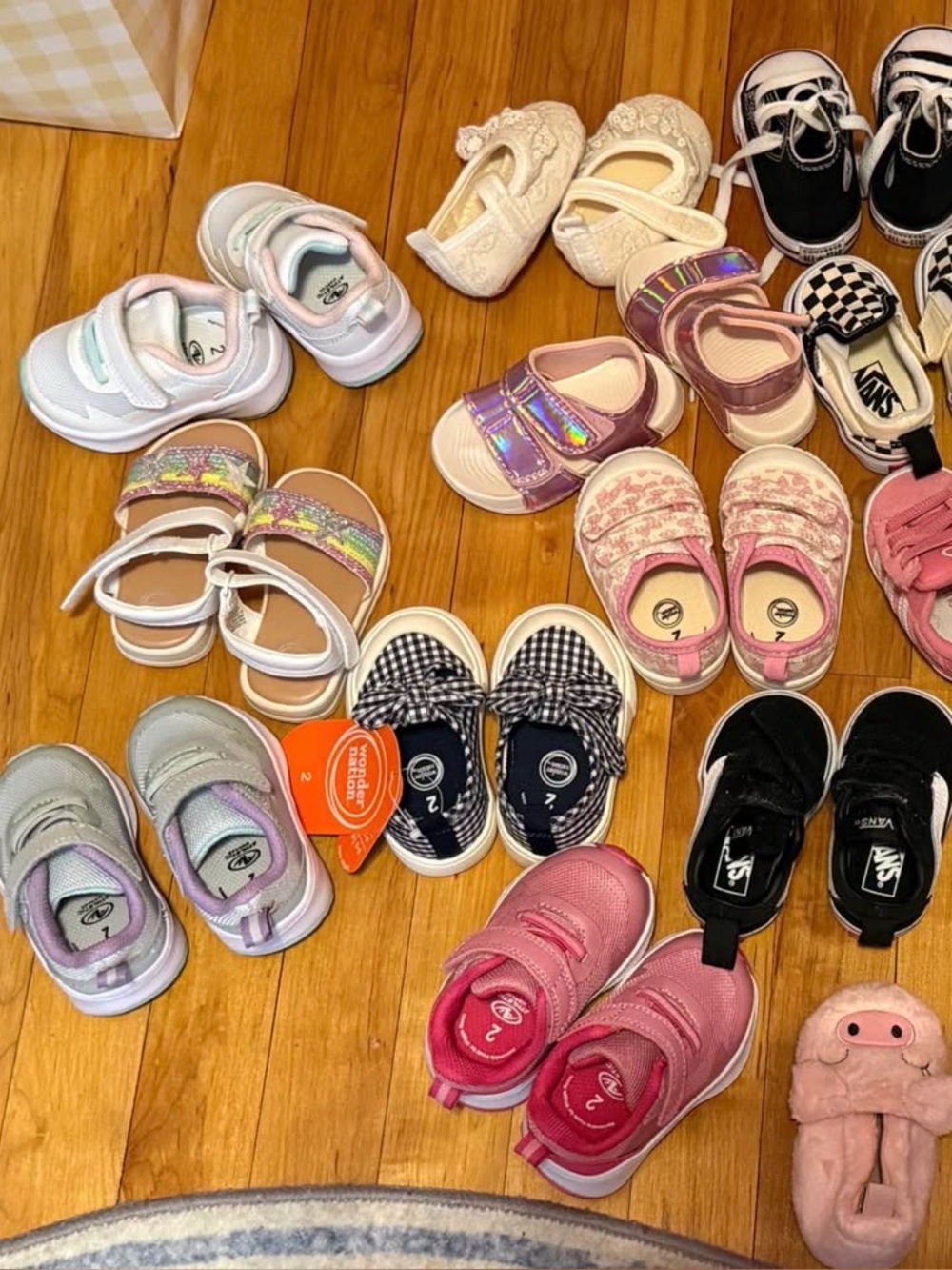 LOT OF SIZE 2 baby girl shoes